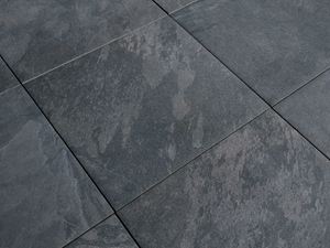 Grès cérame en gros plan ardoise foncé Alpine Black