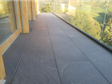 Terrassenplatte Canyon Slate von oben schrg