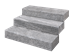 Blocs marches en gneiss Urban Grey Line avec fond vide