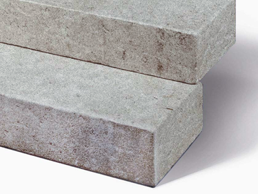 Blocs marches en pierre calcaire Camino Grey zoom