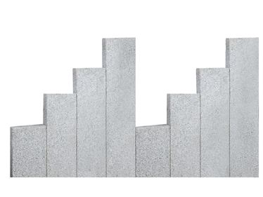 Palis en granite Silver Classico 8x25