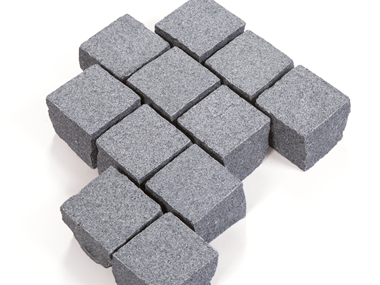 Pavés en granite Mundo 10x10x8 cm 