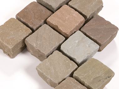 Pavés en grès Granada 10x10x8 cm