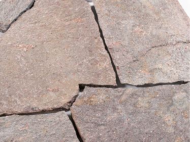 Les dalles polygonales en porphyre Terra