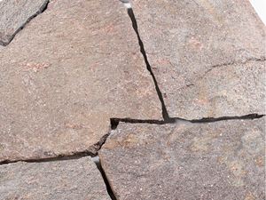 Les dalles polygonales en porphyre Terra