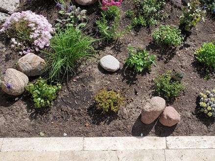 Bordures de jardin en travertin Medium Select et jardin