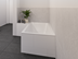 Carrelage imitation ardoise Brooklyn Grey au mur de la salle de bain et carrelage Brooklyn Night au sol