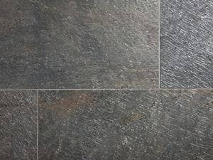 Le carrelage Deoli Green en quartzite, gros plan sur les joints