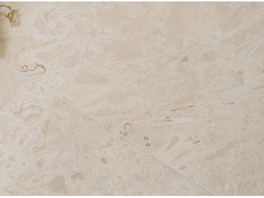 Le carrelage en travertin Classic Light vu de près