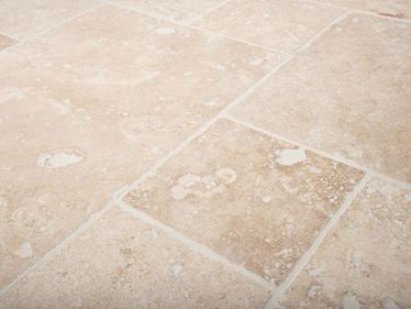 La structure typique du travertin Ivory Cream