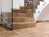 Un escalier en travertin Noce