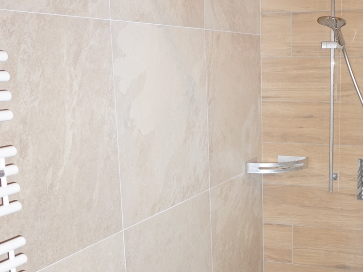 Bordure galet taillé cuisine bain mur toilet beige clair Bor-SK0101_b | 1 pièce