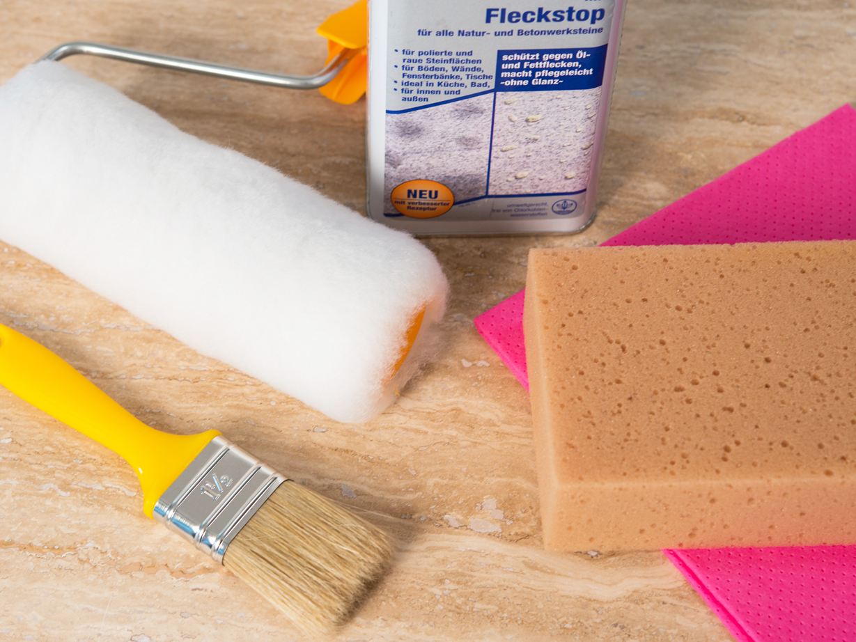 Accessoires pour l'imprégnation de la pierre naturelle