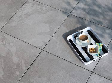 Dalle Alpine Grey Gres Cerame Effet Ardoise Stonenaturelle