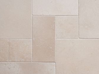 Carreaux de calcaire Cleopatra Light Vue de face