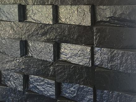 Quarzit Muster 2 konisch gearbeitet